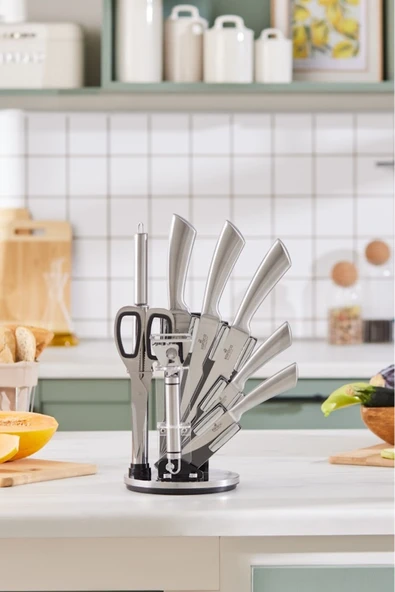 Meister Bremen Alman Çeliği 9 Parça Bıçak Seti - Resim 8