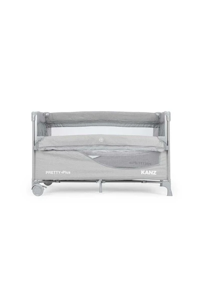 Kanz Pretty+Plus Anne Yanı & Oyun Parkı Park Yatak Gri - 4