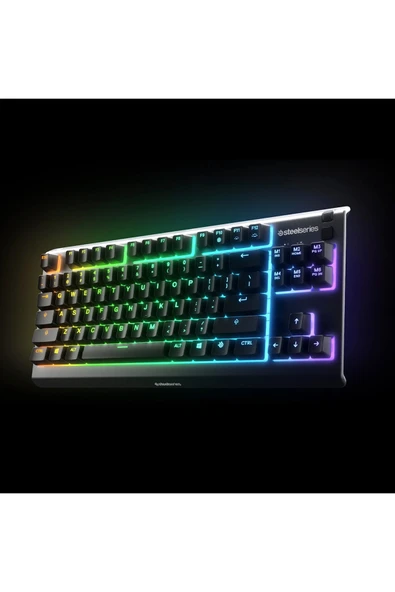 (OUTLET) SteelSeries Apex 3 Tkl Tr Q Rgb Membrane Kablolu Gaming (OYUNCU) Klavye - Resim 2