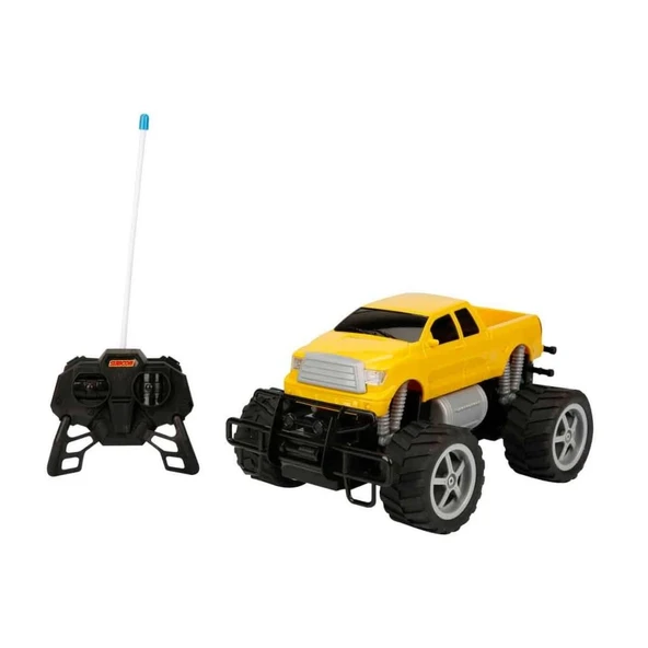 Çocuk 1:18 Kumandalı Jumbo Wheels Usb Şarjlı Araba 26 cm - Resim 3