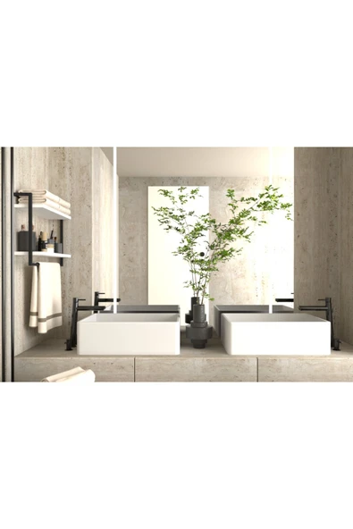 AJU 2 Katlı Raf Havluluk Kitaplık Aksesuar Rafı Ev Banyo Mutfak Düzenleyici Çok Amaçlı Raf Geniş Aralık - 5