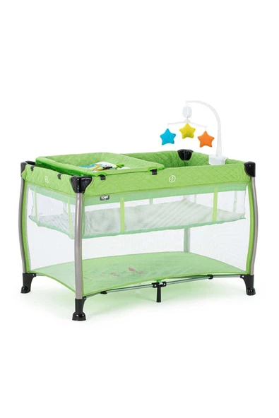 Kanz Alloy Park Yatak Ve Oyun Parkı Yeşil - 2