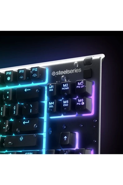 (OUTLET) SteelSeries Apex 3 Tkl Tr Q Rgb Membrane Kablolu Gaming (OYUNCU) Klavye - Resim 4