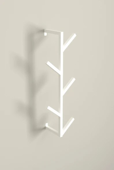 AJU Fidan Askılık 5 Kollu Antre Hol Askılığı Çanta Şal Mont Havlu Bornoz Çok Amaçlı Metal Askılık - Resim 7