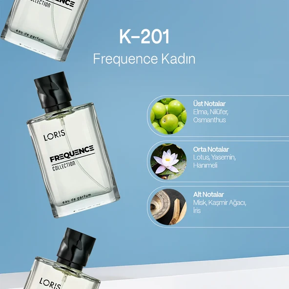 Loris K-201 Frequence Kadın Parfüm 50 Ml & K-201 Kadın Deodorant 150 Ml - 2