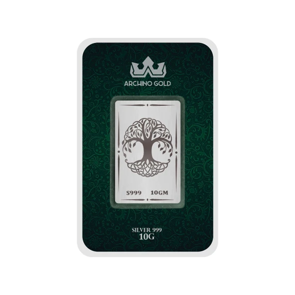 Doğanın Zarafetini Simgeleyen Hayat Ağacı Temalı Hediyeye Özel 10 Gram 999 Ayar Gümüş Külçesi-692 - 2