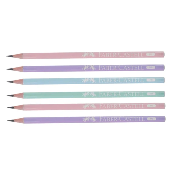 Faber-Castell Şövalye Pastel HB Yuvarlak Kurşun Kalem 6 Adet ürün görseli