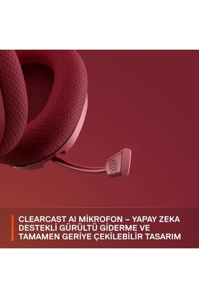 (OUTLET) SteelSeries Arctis Nova 7 Wireless ve Bluetooth Dragon Edition Kablosuz Oyuncu Kulaklığı - Resim 5