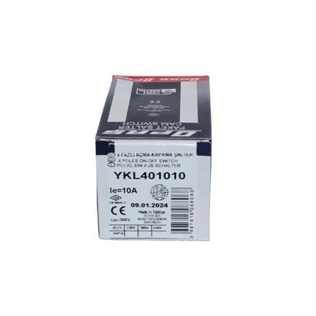 Opaş 4x10A 0-1 Aç-Kapa Kilitli Pako Şalter - YKL401010 - Resim 4
