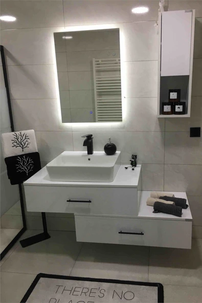 AJU Havluluk Kağıt Havlu Askısı Siyah Metal Malzeme Kurulum Gerektirmez Devrilmez Banyo Düzenleyici - 6