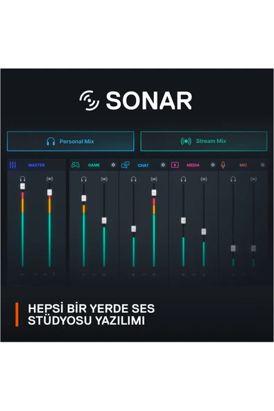(OUTLET) SteelSeries Alias USB-C Condenser Gaming Mikrofon - Resim 3