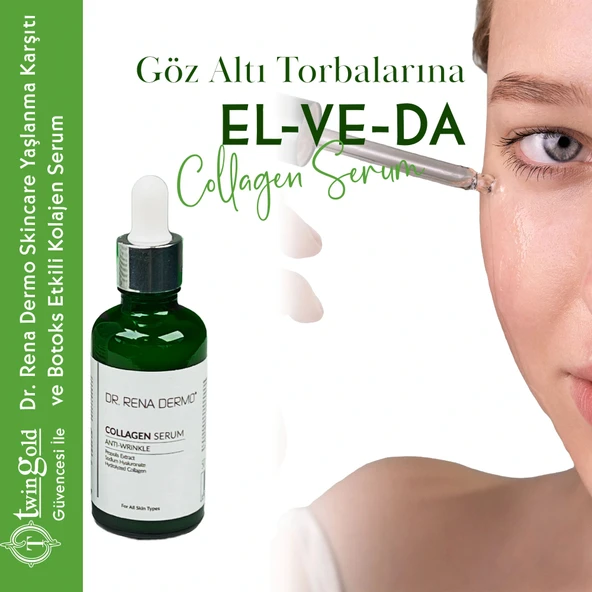 Dr. Rena Dermo Skincare Kolajen Serum Hyalüronik Asit Anti-wrinkle-Nemlendirici 50 ml - Resim 2