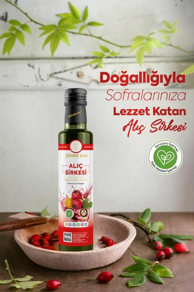 Zühre Ana Alıç Sirkesi Doğal Fermantasyon Hawthorn Vinegar 500 Ml - Resim 3