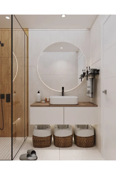 AJU Havluluk Banyo Rafı Sabunluk Şal Askılığı Havlu Askısı Banyo Mutfak Düzenleyici Çok Amaçlı Raf - 5