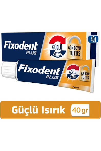 Hepta Collection Fixodent Plus Güçlü Isırık Diş Protezi Yapıştırıcı Krem 40 g - 2