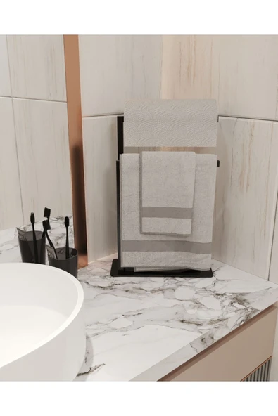 AJU Havluluk Tezgah Üzeri Kağıt El Havluluğu Ev Banyo Düzenleyici Paslanmaz Metal Montaj Gerektirmez - 3