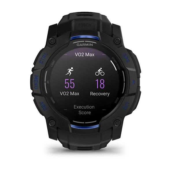 Garmin Instinct 3 - 50 mm AMOLED Siyah Mavi - Resim 6