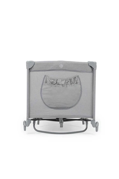 Kanz Pretty+Plus Anne Yanı & Oyun Parkı Park Yatak Gri - 8