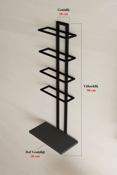 AJU Şaraplık Ve Kadeh Rafı Duvara Monte Şarap Mahzeni Modern Duvar Alkol Rafı – Metal Ve Ahşap Tasarım - 7