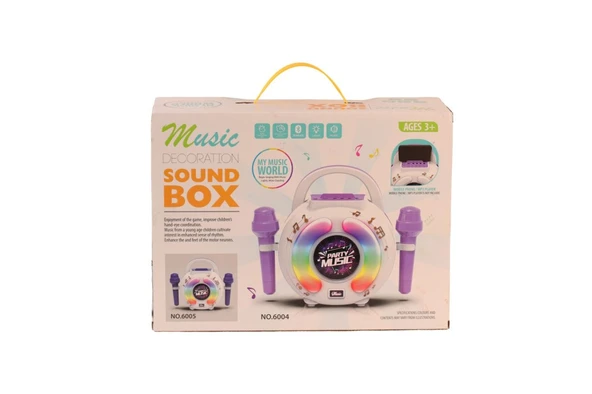 6005 KUTULU MİKROFONLU MÜZİK KUTUSU 12 - Resim 3