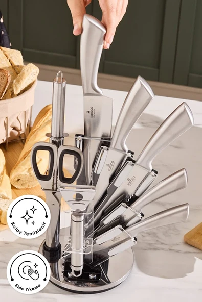 Meister Bremen Alman Çeliği 9 Parça Bıçak Seti ürün görseli