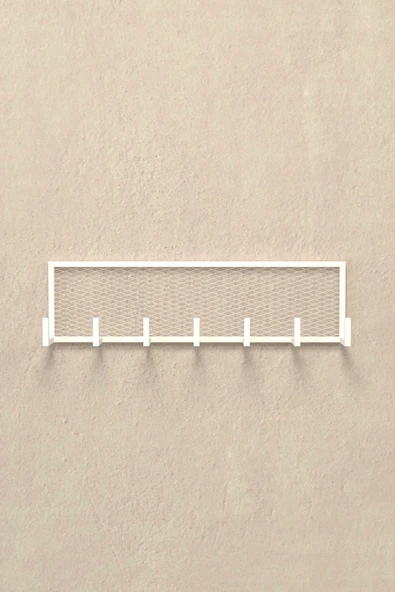 AJU Duvar Askısı Portmanto Elbise Havlu Askılığı Ev Banyo Mutfak Düzenleyici Modern 7 Kol Metal Askılık - 7