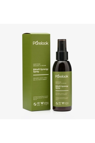purelook BiKePi Organik ve Vegan Sertifikalı Saç ve Vücut Sprey 125ml. - 4