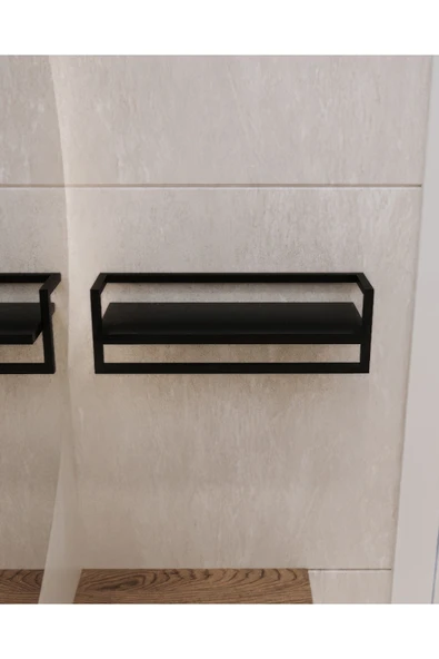 AJU Havluluk Banyo Rafı Sabunluk Şal Askılığı Havlu Askısı Banyo Mutfak Düzenleyici Çok Amaçlı Raf - 6