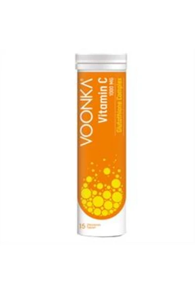 NOVAFACE STD Voonka Vitamin C Glutathione Complex 15 Efervesan Tablet ( TEKLİDİR )