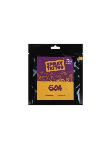 One Spray Tattoo Goa Pack Dövme Şablon Seti - 5