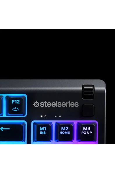 (OUTLET) SteelSeries Apex 3 Tkl Tr Q Rgb Membrane Kablolu Gaming (OYUNCU) Klavye - Resim 5