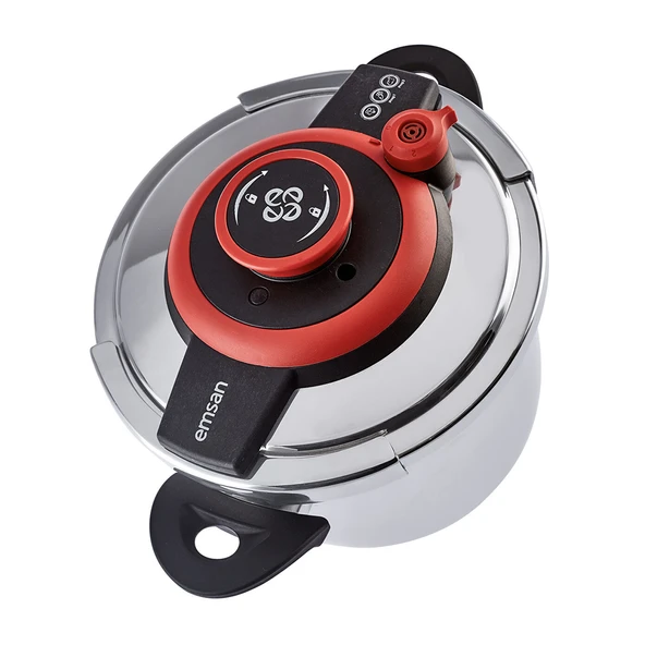 Vera Düdüklü Tencere Seti 4+6 Litre Kırmızı - 5