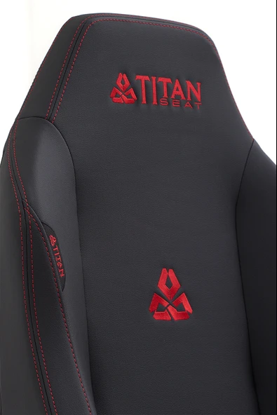 Titanseat Throne Leather Red Deri Oyuncu Koltuğu - 2