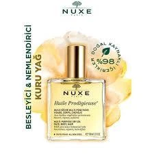 Nuxe Huile Prodigieuse Çok Amaçlı Kuru Yağ 100 ml + Nuxe Huile Prodigieuse Or 8 ml - Resim 3