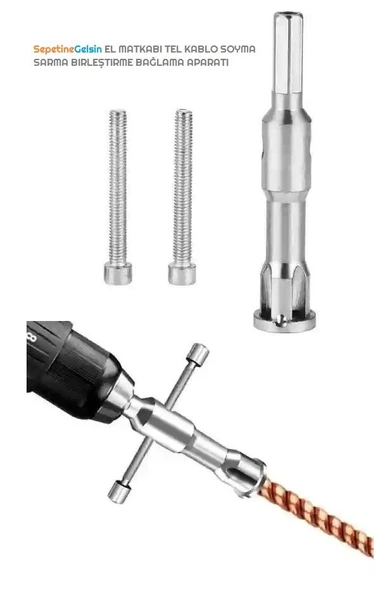 Sepetinegelsin El Matkabı Tel Kablo Soyma Sarma Bağlama ve Birleştirme Aparatı ürün görseli
