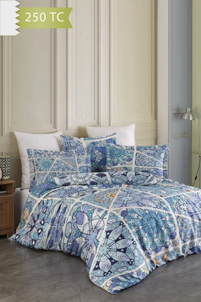 Varol 250 TC Bambu Karışımlı Pamuk Saten Nevresim Takımı – Tek Kişilik - DAVİNCİ ürün görseli 1