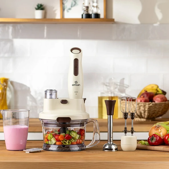Emsan Nostalji 2837H Mutfak Robotu Krem ürün görseli