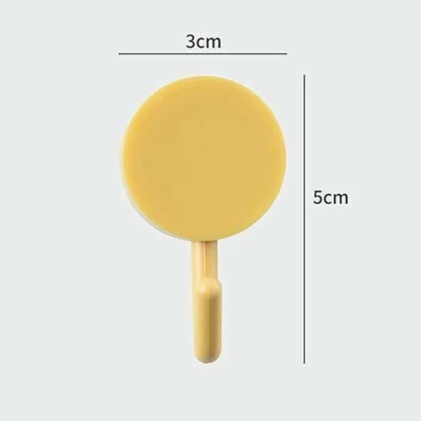 Kendinden Yapışkanlı Renkli Duvar Askısı - Resim 5