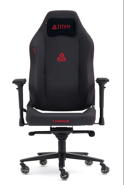 Titanseat Throne Leather Red Deri Oyuncu Koltuğu