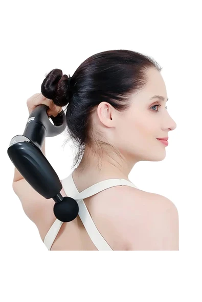 Glr Kh-555 Taşınabilir Şarjlı Titreşimli Kas Masaj Cihazı 4 Başlıklı  Hediye Seti - 2