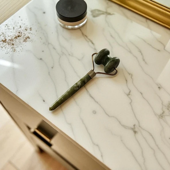 Orijinal Yeşim Taşı Silindir Roller - Resim 2