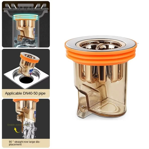 Koku ve Geri Akış Önleyici Gider Aparatı - Resim 3