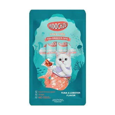 Moochie Creamy İstakoz ve Ton Balıklı Kedi Ödülü 5 X 15 gr ürün görseli 1