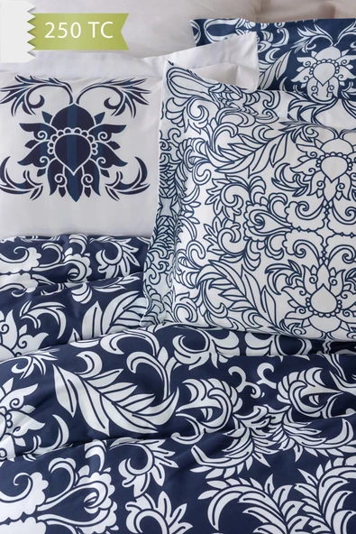 Varol 250 TC Bambu Karışımlı Pamuk Saten Nevresim Takımı – Family Size - CAPRİ - Resim 3