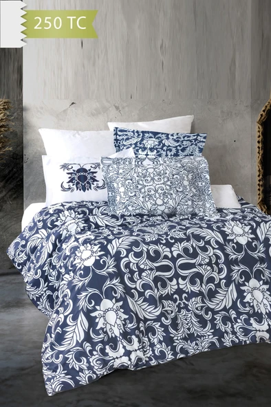 Varol 250 TC Bambu Karışımlı Pamuk Saten Nevresim Takımı – Çift Kişilik - CAPRİ - Resim 2