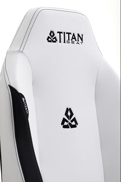 Titanseat Throne Leather White Deri Oyuncu Koltuğu - 2
