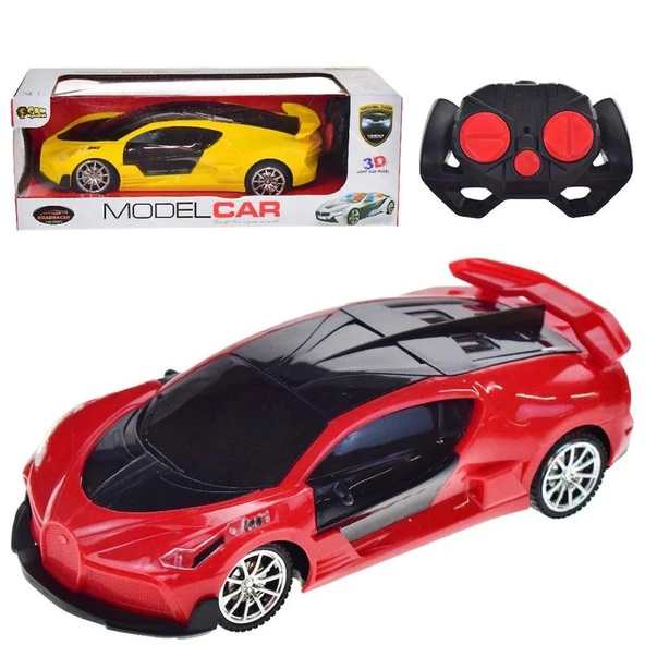 Can Oyuncak Uzaktan Kumandalı Pilli 3D Işıklı Araba ürün görseli