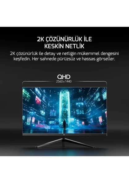 Gamepower Sonic T80 27" Flat Fast IPS 180HZ 0.5 Ms QHD 2K Gaming Monitör - 3