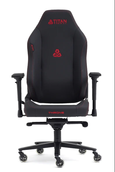 Titanseat Throne Leather Red Deri Oyuncu Koltuğu - 3