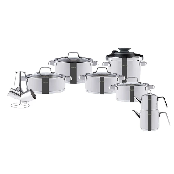 Asterion 17 Parça Çelik Çeyiz Seti